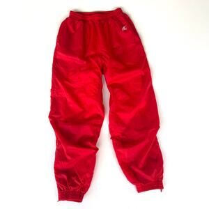 Vintage eastbay red nylon retro track pants